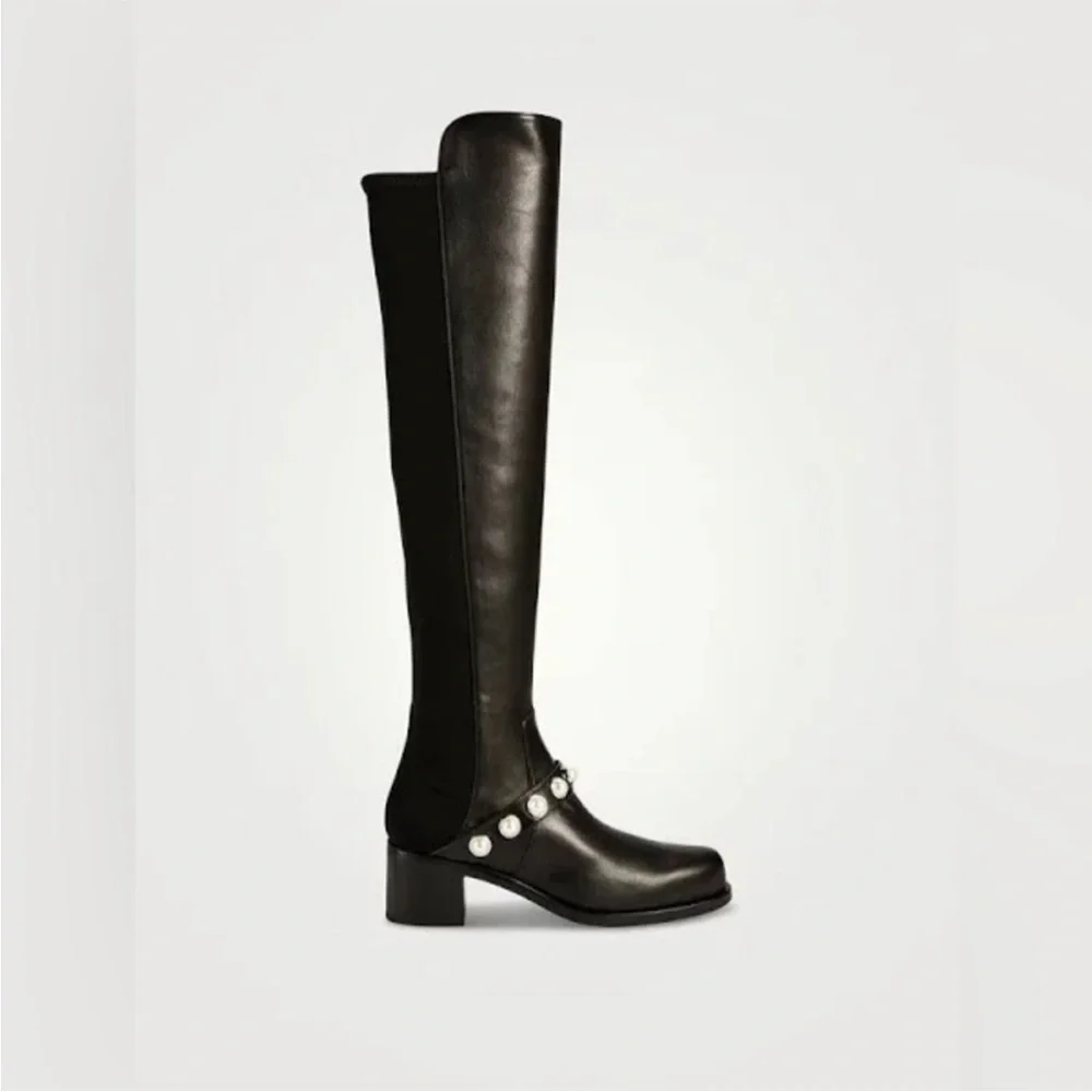Stuart Weitzman Portia Studded Boots